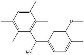 (3-methoxy-4-methylphenyl)(2,3,5,6-tetramethylphenyl)methanamine 结构式