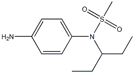 (4-aminophenyl)-N-(pentan-3-yl)methanesulfonamide