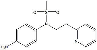 (4-aminophenyl)-N-[2-(pyridin-2-yl)ethyl]methanesulfonamide