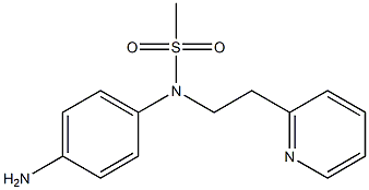  (4-aminophenyl)-N-[2-(pyridin-2-yl)ethyl]methanesulfonamide