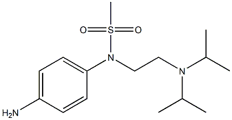  (4-aminophenyl)-N-{2-[bis(propan-2-yl)amino]ethyl}methanesulfonamide