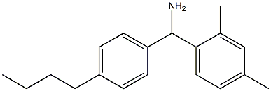 (4-butylphenyl)(2,4-dimethylphenyl)methanamine,,结构式