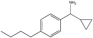 (4-butylphenyl)(cyclopropyl)methanamine Structure