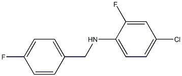 (4-chloro-2-fluorophenyl)(4-fluorophenyl)methylamine 结构式