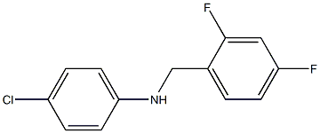 (4-chlorophenyl)(2,4-difluorophenyl)methylamine Struktur