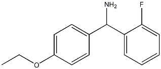 (4-ethoxyphenyl)(2-fluorophenyl)methanamine Struktur