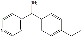 (4-ethylphenyl)(pyridin-4-yl)methanamine Struktur