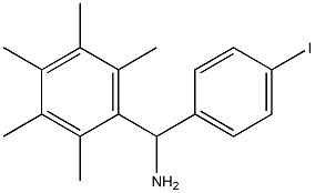 (4-iodophenyl)(2,3,4,5,6-pentamethylphenyl)methanamine Structure