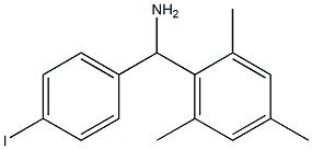 (4-iodophenyl)(2,4,6-trimethylphenyl)methanamine Struktur