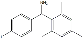 (4-iodophenyl)(2,4,6-trimethylphenyl)methanamine,,结构式