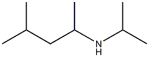 (4-methylpentan-2-yl)(propan-2-yl)amine,,结构式
