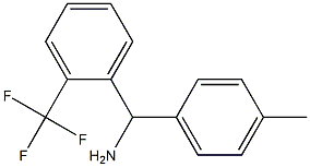 (4-methylphenyl)[2-(trifluoromethyl)phenyl]methanamine Struktur