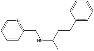 (4-phenylbutan-2-yl)(pyridin-2-ylmethyl)amine Structure