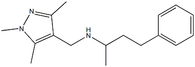 (4-phenylbutan-2-yl)[(1,3,5-trimethyl-1H-pyrazol-4-yl)methyl]amine