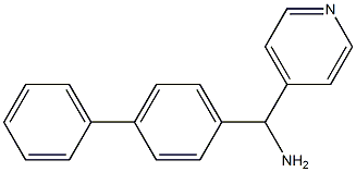 (4-phenylphenyl)(pyridin-4-yl)methanamine