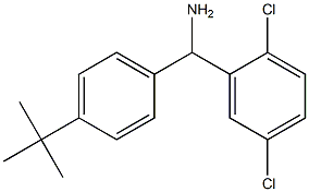 (4-tert-butylphenyl)(2,5-dichlorophenyl)methanamine Struktur