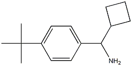 (4-tert-butylphenyl)(cyclobutyl)methanamine Struktur