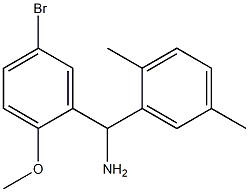 (5-bromo-2-methoxyphenyl)(2,5-dimethylphenyl)methanamine