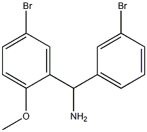 (5-bromo-2-methoxyphenyl)(3-bromophenyl)methanamine