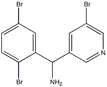 (5-bromopyridin-3-yl)(2,5-dibromophenyl)methanamine