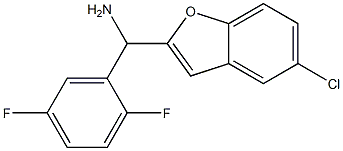 (5-chloro-1-benzofuran-2-yl)(2,5-difluorophenyl)methanamine