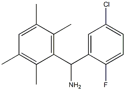 (5-chloro-2-fluorophenyl)(2,3,5,6-tetramethylphenyl)methanamine