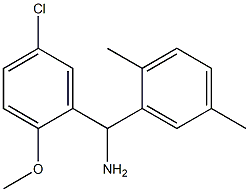 (5-chloro-2-methoxyphenyl)(2,5-dimethylphenyl)methanamine