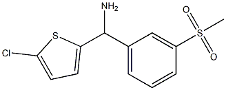 (5-chlorothiophen-2-yl)(3-methanesulfonylphenyl)methanamine