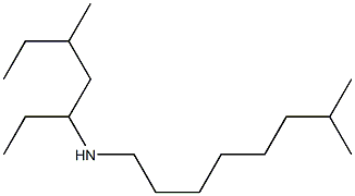 (5-methylheptan-3-yl)(7-methyloctyl)amine Struktur