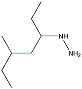 (5-methylheptan-3-yl)hydrazine Struktur