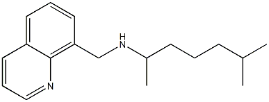 (6-methylheptan-2-yl)(quinolin-8-ylmethyl)amine Structure