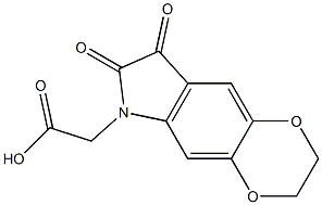 (7,8-dioxo-2,3,7,8-tetrahydro-6H-[1,4]dioxino[2,3-f]indol-6-yl)acetic acid