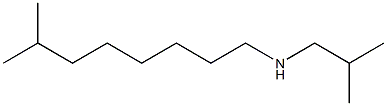 (7-methyloctyl)(2-methylpropyl)amine Structure