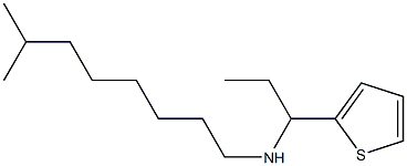 (7-methyloctyl)[1-(thiophen-2-yl)propyl]amine,,结构式