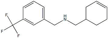 (cyclohex-3-en-1-ylmethyl)({[3-(trifluoromethyl)phenyl]methyl})amine Structure