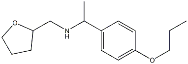 (oxolan-2-ylmethyl)[1-(4-propoxyphenyl)ethyl]amine Structure