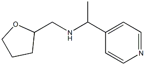 (oxolan-2-ylmethyl)[1-(pyridin-4-yl)ethyl]amine Structure