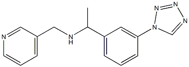 (pyridin-3-ylmethyl)({1-[3-(1H-1,2,3,4-tetrazol-1-yl)phenyl]ethyl})amine