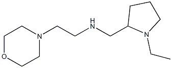 [(1-ethylpyrrolidin-2-yl)methyl][2-(morpholin-4-yl)ethyl]amine,,结构式