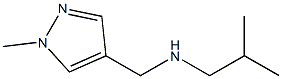 [(1-methyl-1H-pyrazol-4-yl)methyl](2-methylpropyl)amine Structure