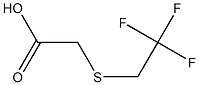 [(2,2,2-trifluoroethyl)thio]acetic acid,,结构式