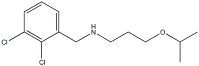 [(2,3-dichlorophenyl)methyl][3-(propan-2-yloxy)propyl]amine 化学構造式