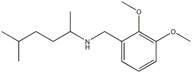 [(2,3-dimethoxyphenyl)methyl](5-methylhexan-2-yl)amine,,结构式