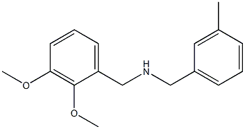 [(2,3-dimethoxyphenyl)methyl][(3-methylphenyl)methyl]amine 化学構造式