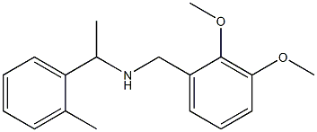 [(2,3-dimethoxyphenyl)methyl][1-(2-methylphenyl)ethyl]amine,,结构式