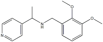 [(2,3-dimethoxyphenyl)methyl][1-(pyridin-4-yl)ethyl]amine 化学構造式