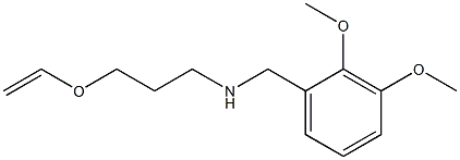 [(2,3-dimethoxyphenyl)methyl][3-(ethenyloxy)propyl]amine Structure