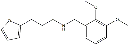 [(2,3-dimethoxyphenyl)methyl][4-(furan-2-yl)butan-2-yl]amine 化学構造式