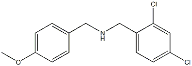 [(2,4-dichlorophenyl)methyl][(4-methoxyphenyl)methyl]amine Structure