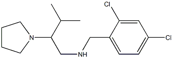 [(2,4-dichlorophenyl)methyl][3-methyl-2-(pyrrolidin-1-yl)butyl]amine 化学構造式